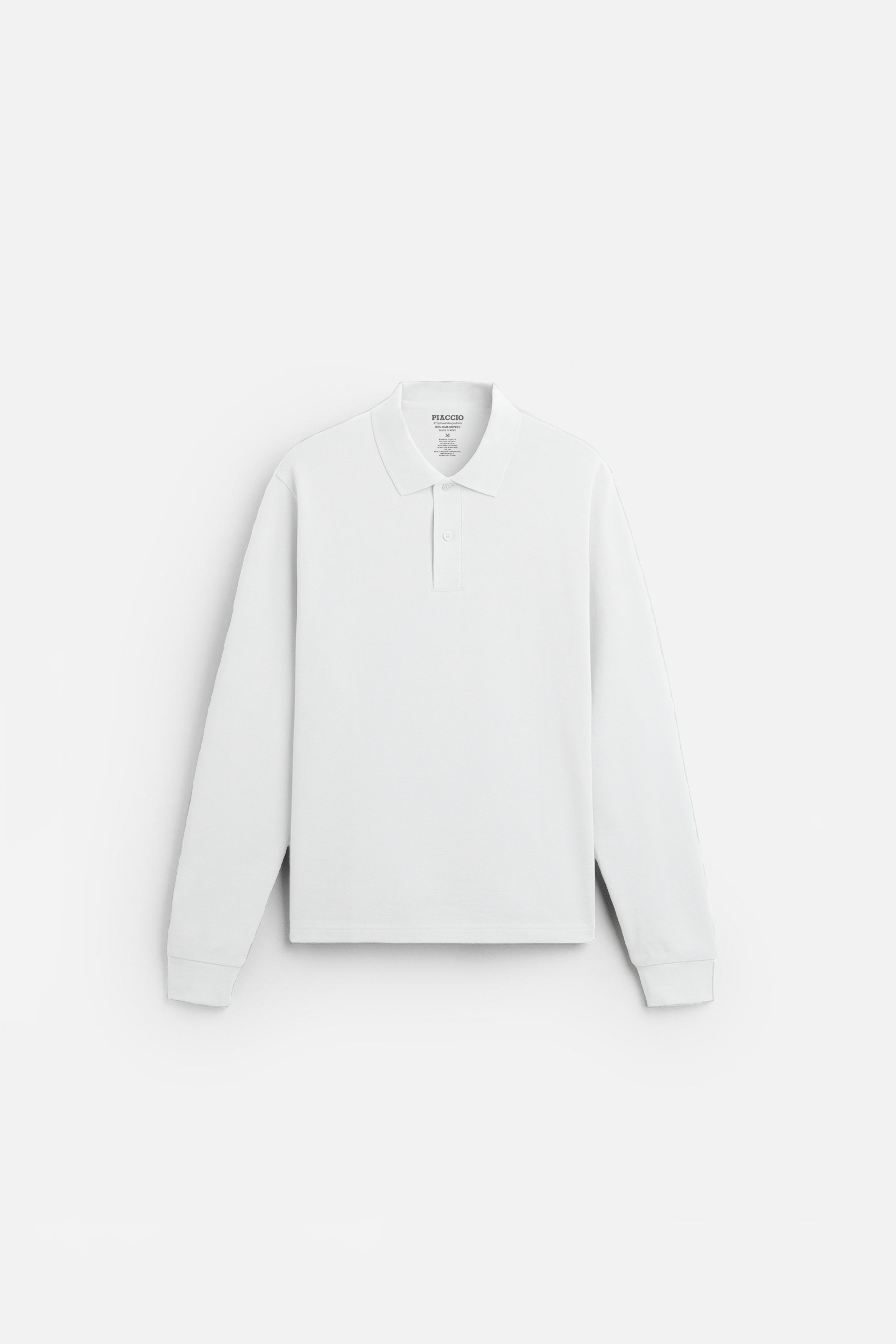 The Premium Pima Cotton Long Sleeve Polo Shirt