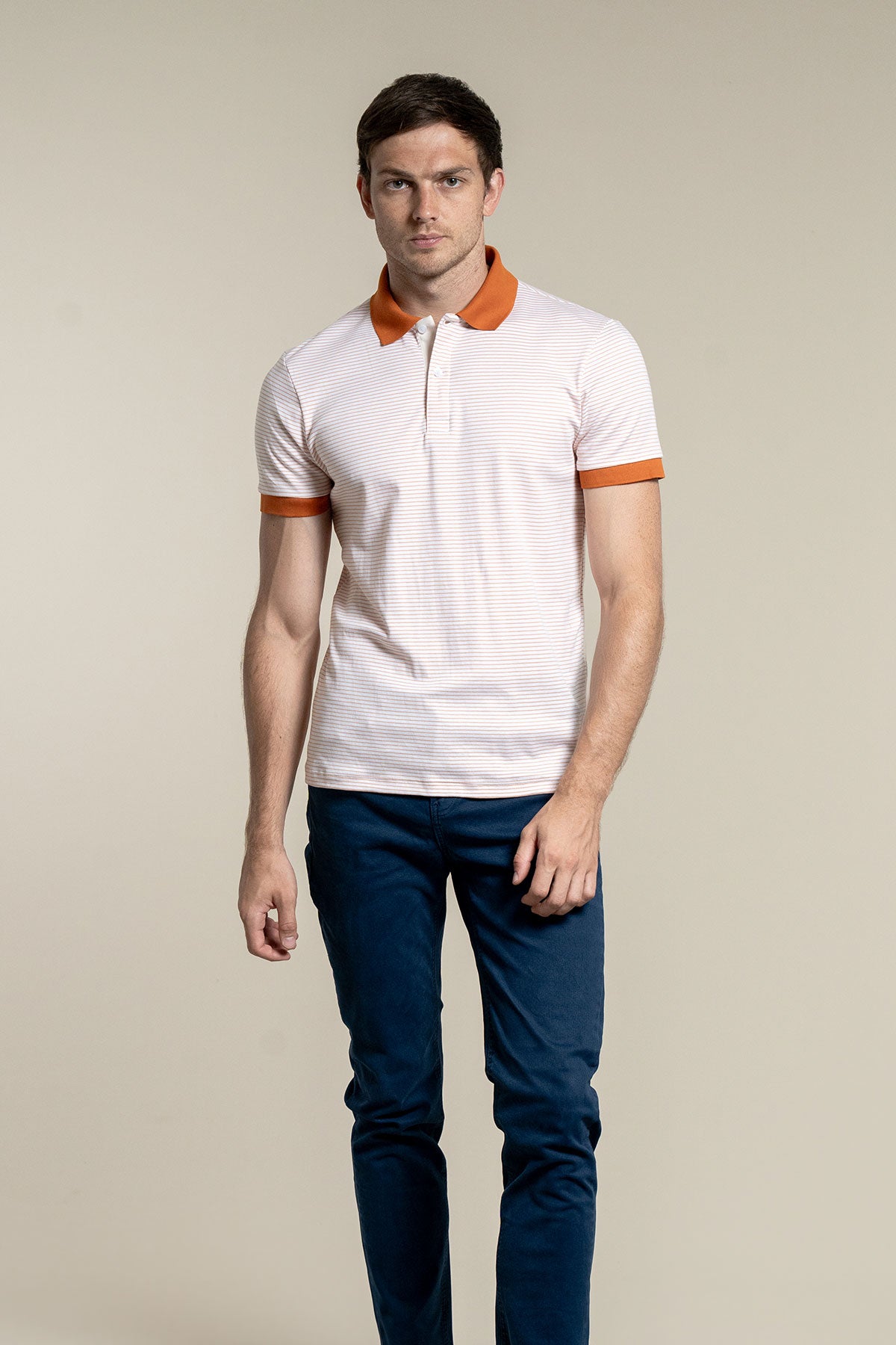 The Striped Polo Shirt Lacre